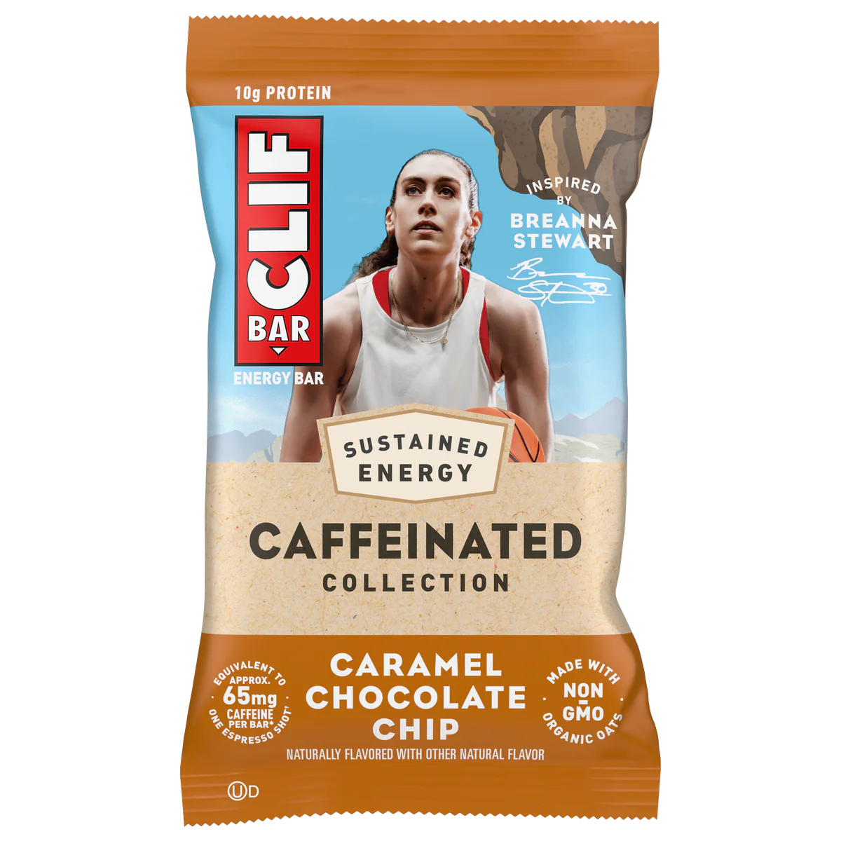Clif Bar Chocolate Chip Caramel Caffeinated - 12/box