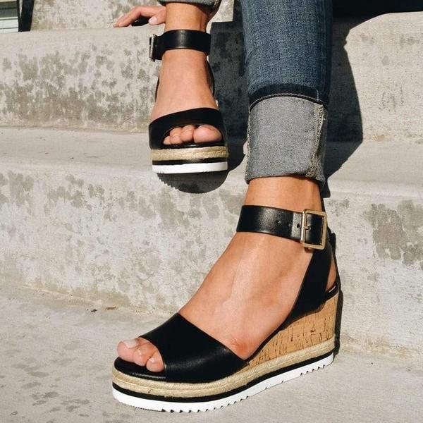 casual wedges