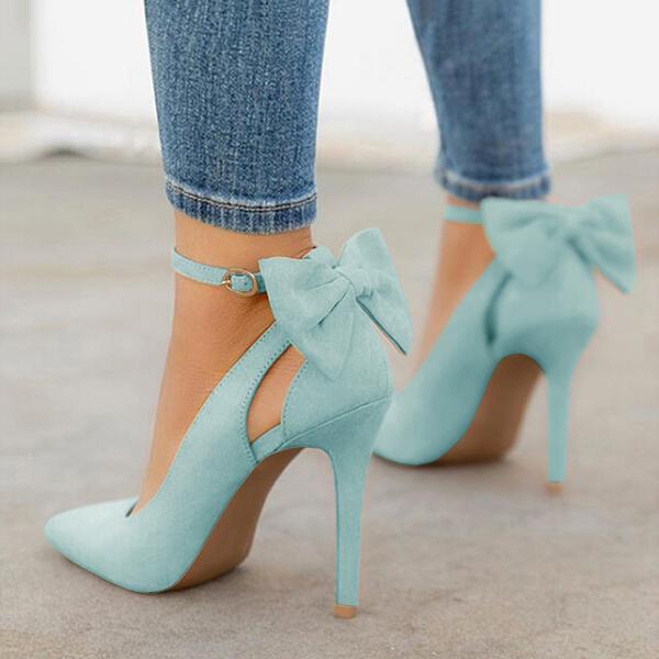 teal high heels