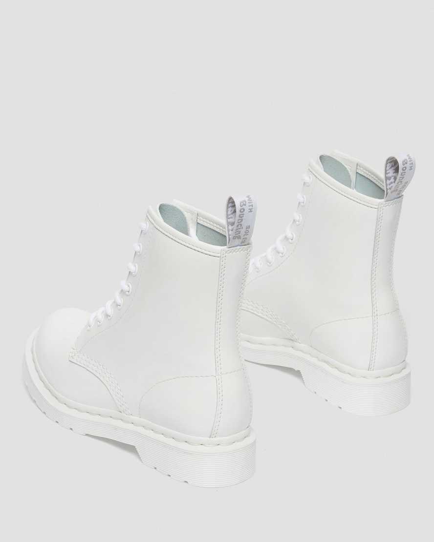 Ventileren Elementair Laboratorium 1460 MONO WHITE PATENT LEATHER LACE UP BOOTS – Posers Hollywood