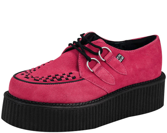 Red Suede Mondo Creeper