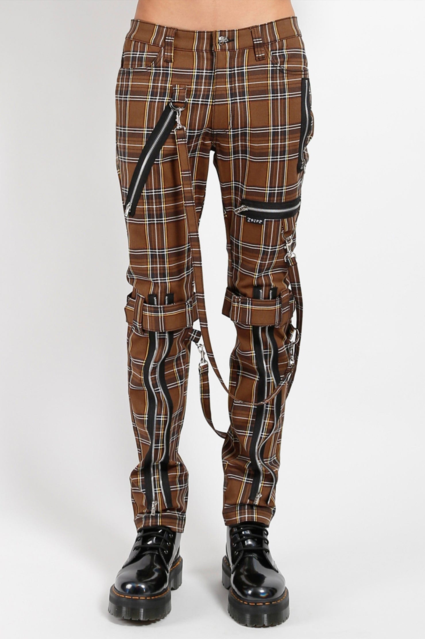 TRIPP NYC Tartan Plaid Bondage Pants – Posers Hollywood