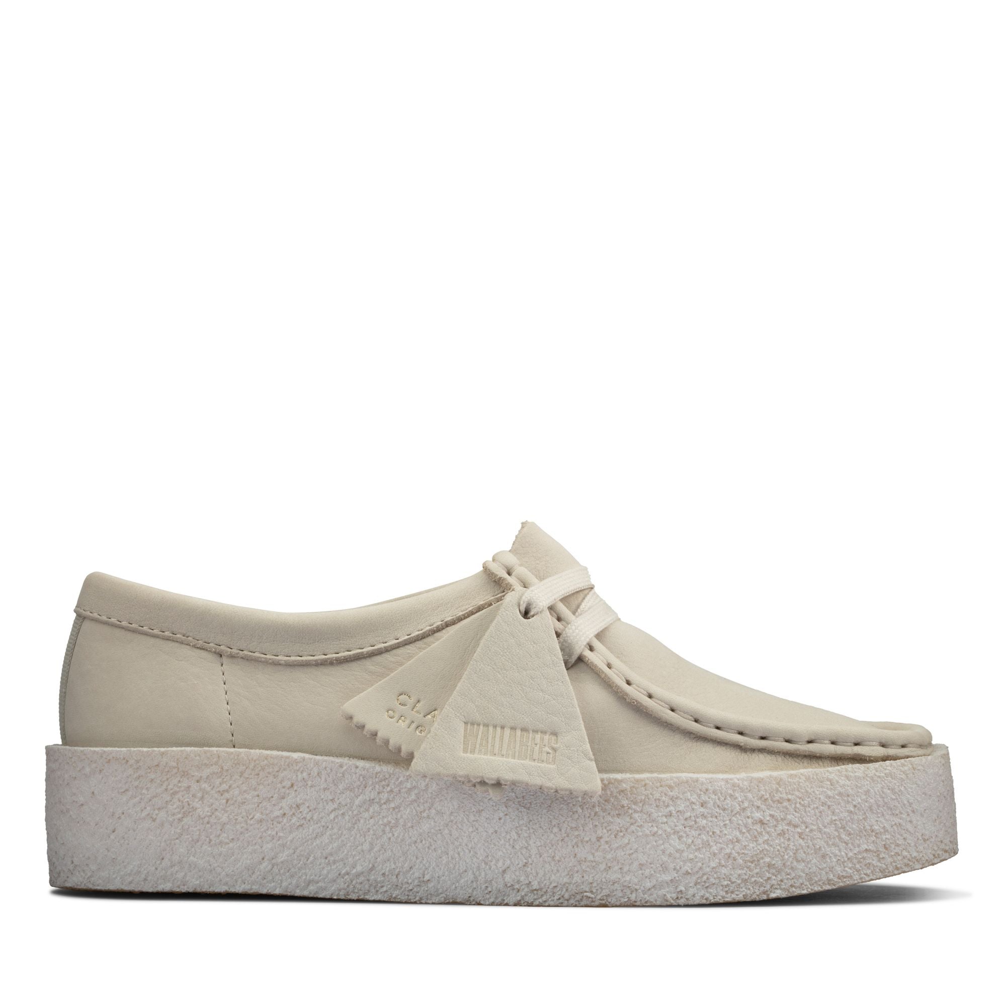 Wallabee Cup White Nubuck - Clarks Canada Official Site | Clarks Shoes