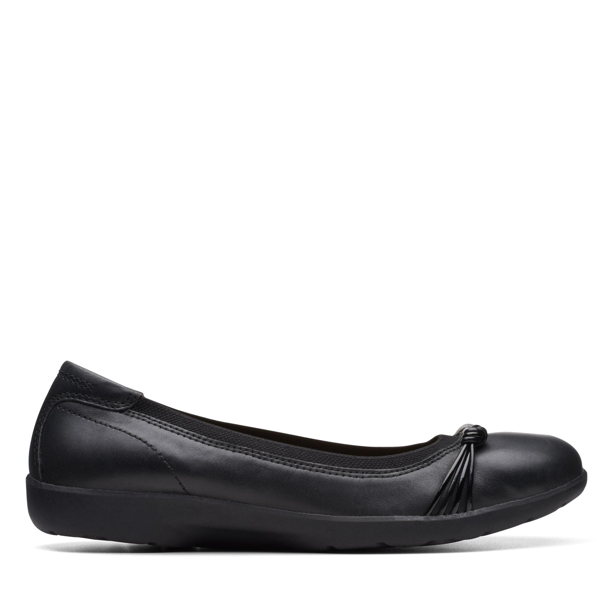 Meadow Rae Black Leather - Clarks Canada Official Site | Clarks Shoes