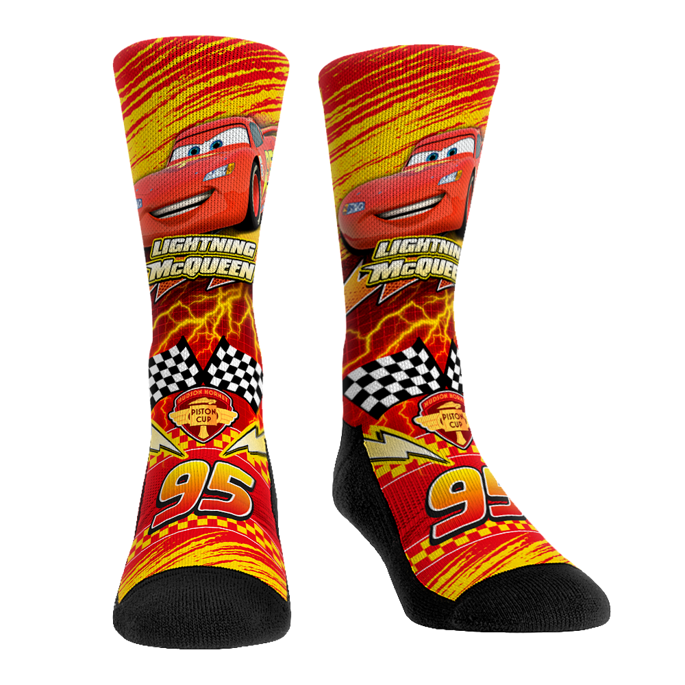 Cars Socks - Lightning McQueen Race Ready - Pixar - Rock 'Em Socks