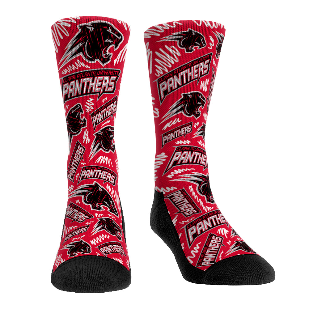 Clark Atlanta University Socks Panthers Socks Rock Em Socks