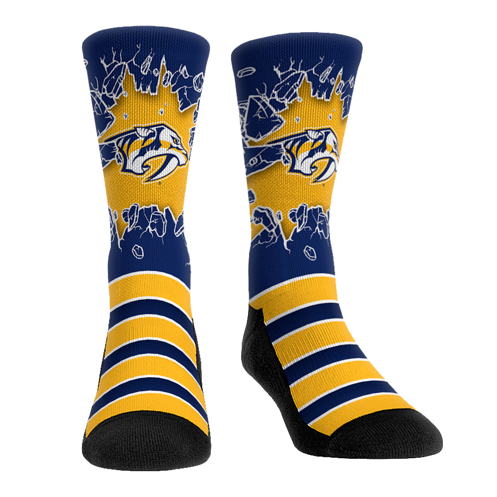 Nashville Predators - Ice Breaker - NHL Socks - Rock 'Em Socks