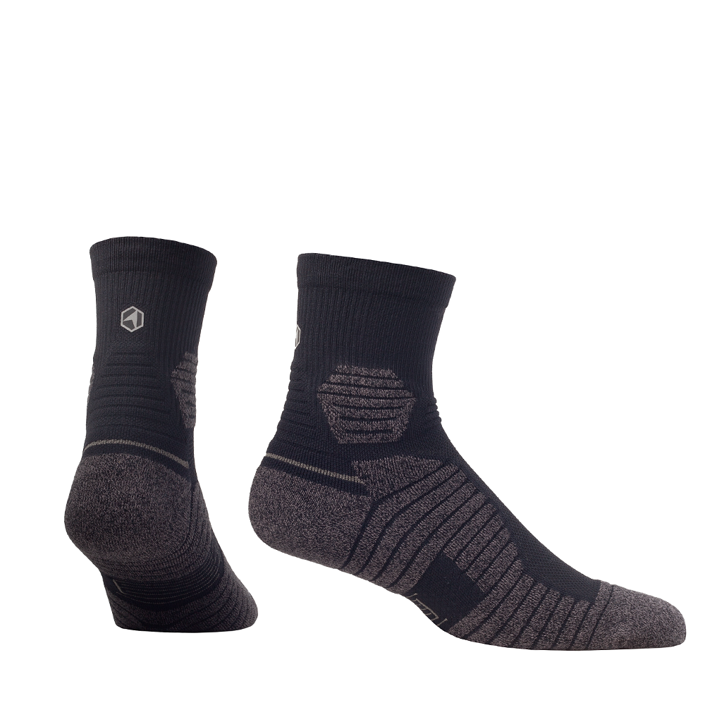 Hex Performance - Basics - Quarter - Black – Rock 'Em Socks