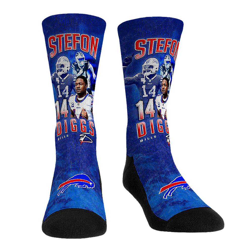 Stefon Diggs Socks - Buffalo Bills Socks - Rock 'Em Socks - NFL