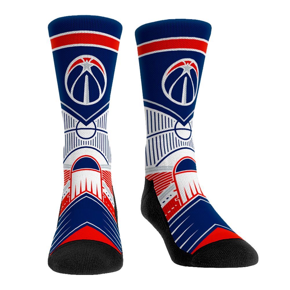 Washington Wizards Socks - Full Court Press Socks - NBA Socks - Rock ...