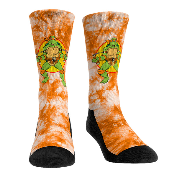 Teenage Mutant Ninja Turtles - Michelangelo Tie-Dye - Rock 'Em Socks