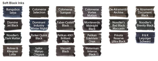 Soft Black Inks