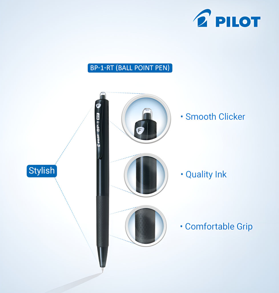 Why Pilot BP 1RT Ballpoint pen is the best ballpoint for Students in Bangladesh
