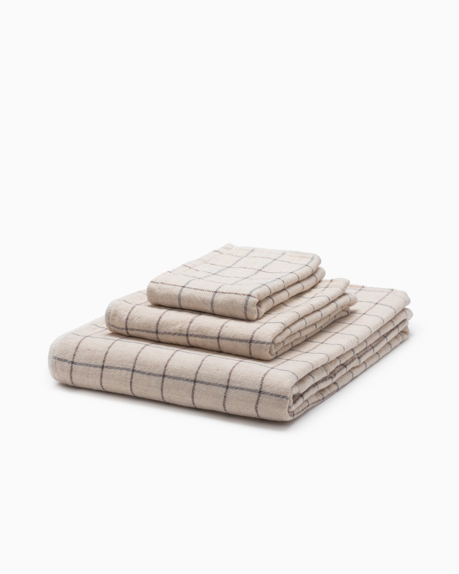 KONTEX - CLAIRE ORGANIC COTTON TOWEL. LIGHT GREY