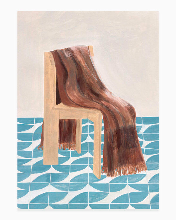 Chair with Blanket - Isabelle Vandeplassche