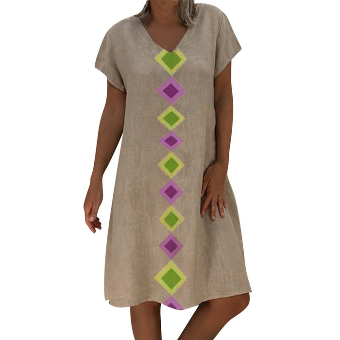 linen beach dress