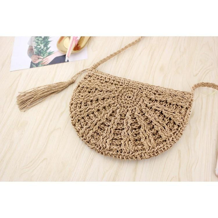 rattan sling bag