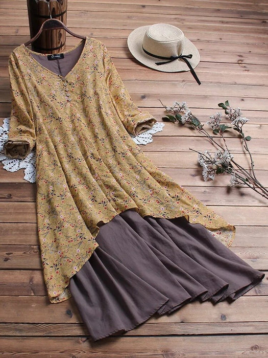 casual cotton maxi dress