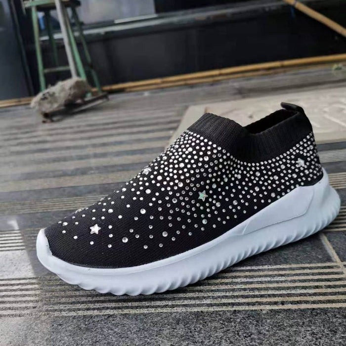 ladies bling sneakers