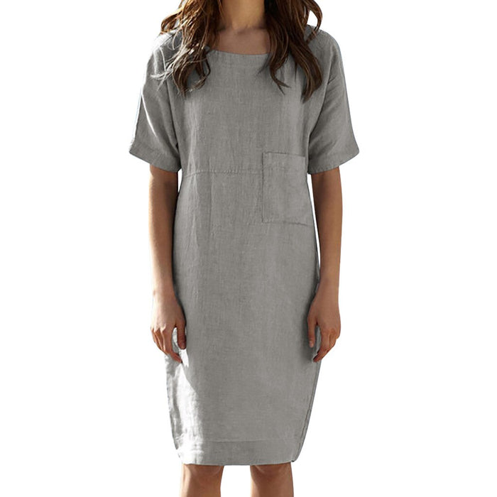 easy linen dress