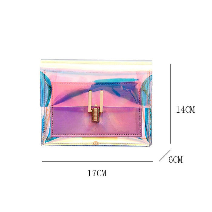 clear transparent crossbody bag