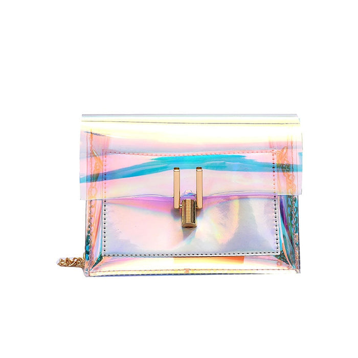 transparent chain bag