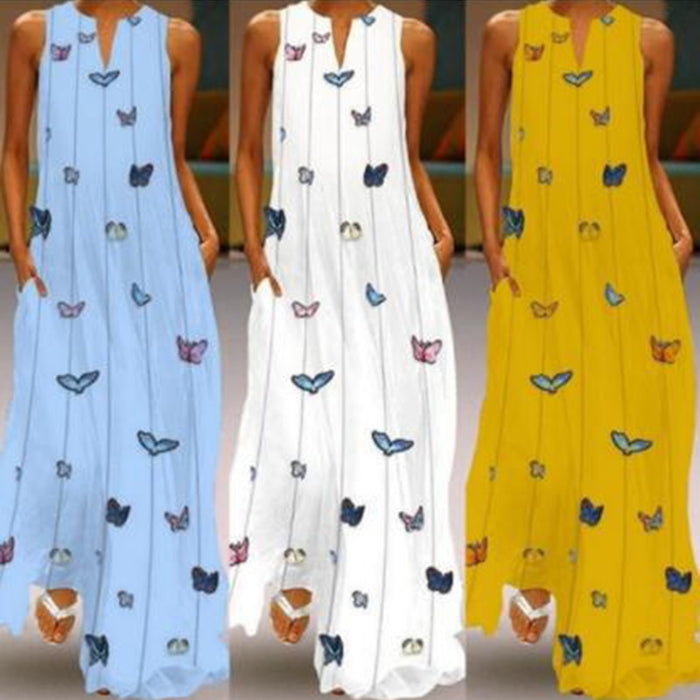 womens casual summer maxi dresses