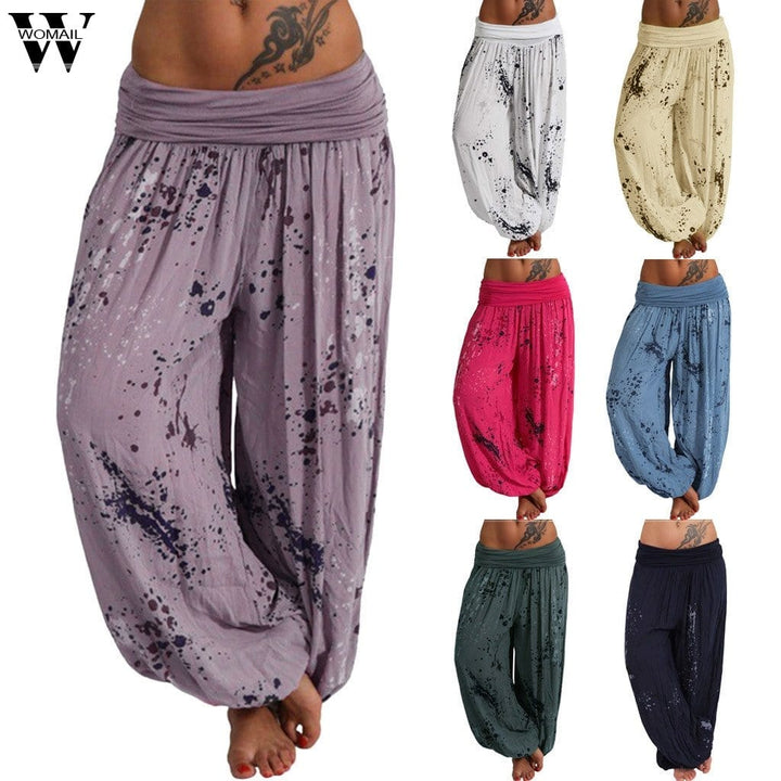high waisted baggy trousers womens