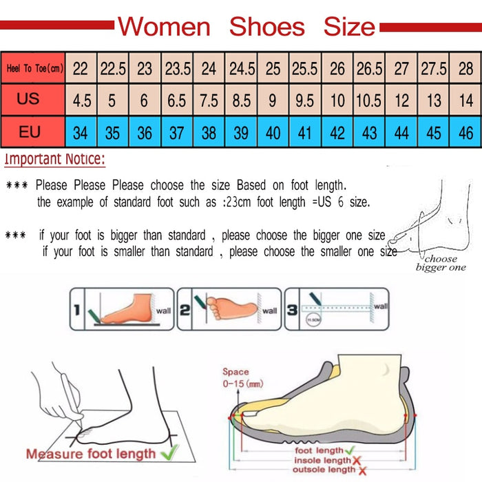 women sandal size