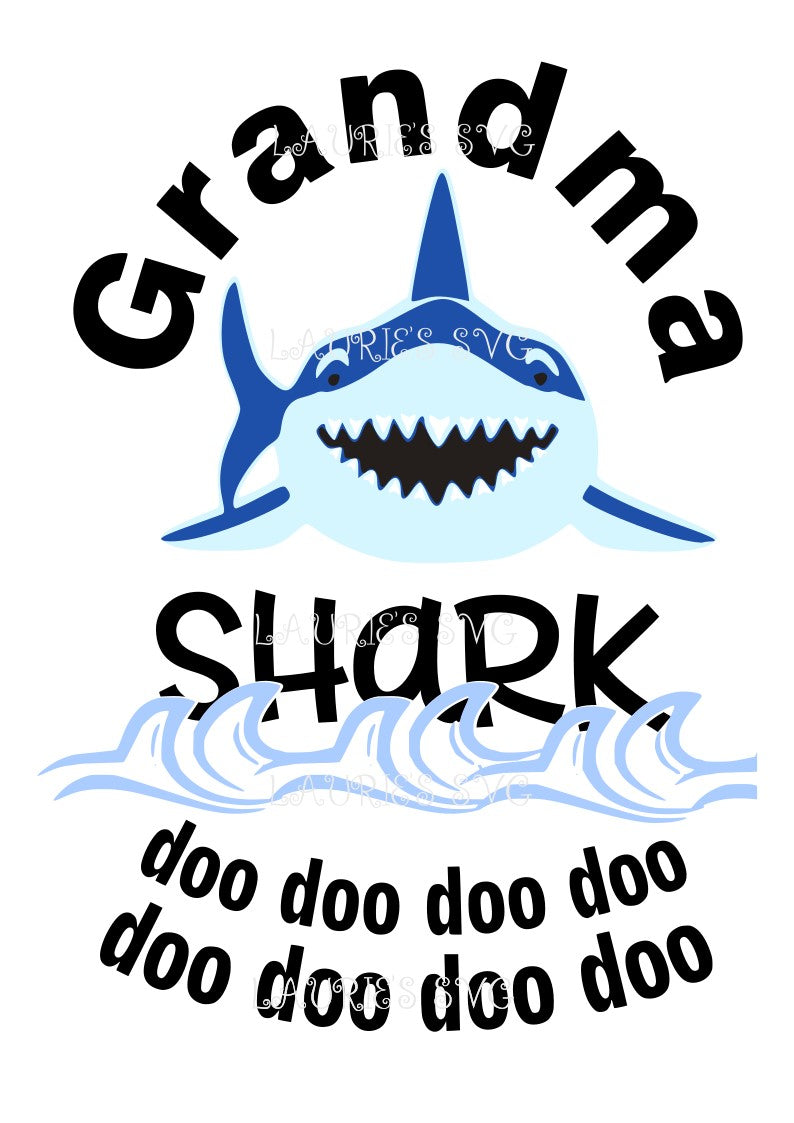 Free Free Grandma Shark Svg 155 SVG PNG EPS DXF File
