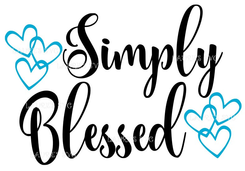 Download Svg Design Simply Blessed Instant Download Georgia Southern Glitter