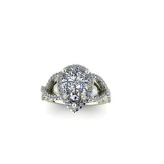 custom engagement ring from cubiczirconia.com