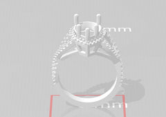 custom engagement ring stl file