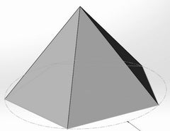 pyramid cubic zirconia drawing