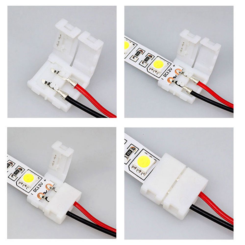 3528 2 Pin Led Strip Jumper Connector Icreating 10pcs Icreating 12v 