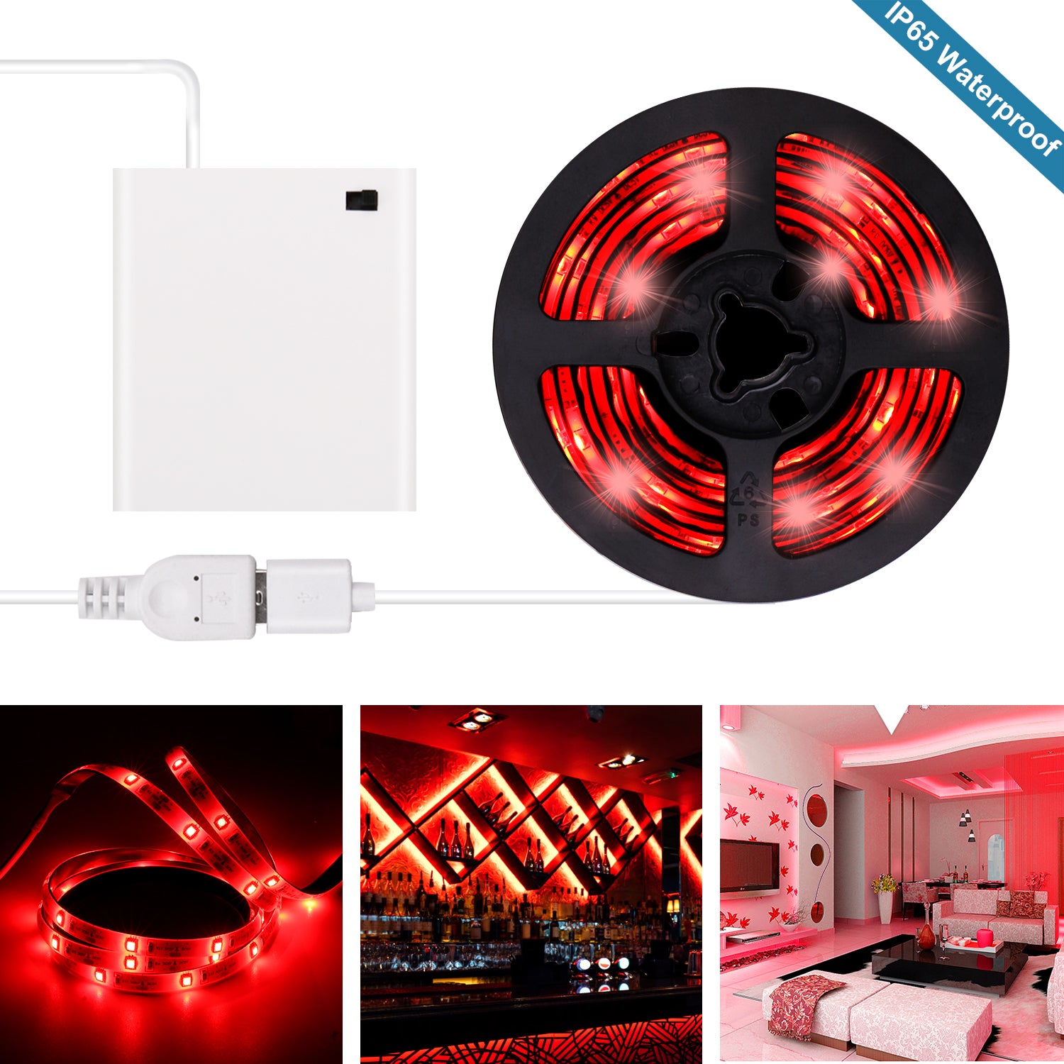 battery powered led strip long lasting