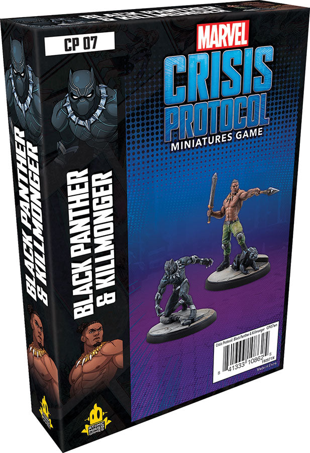 Black Panther and Killmonger Character Pack (Crisis Protocol) – Mythicos