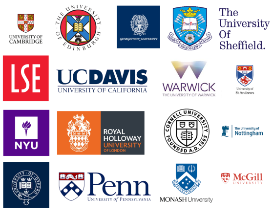 Logos of top universities including Oxford and Cambridge