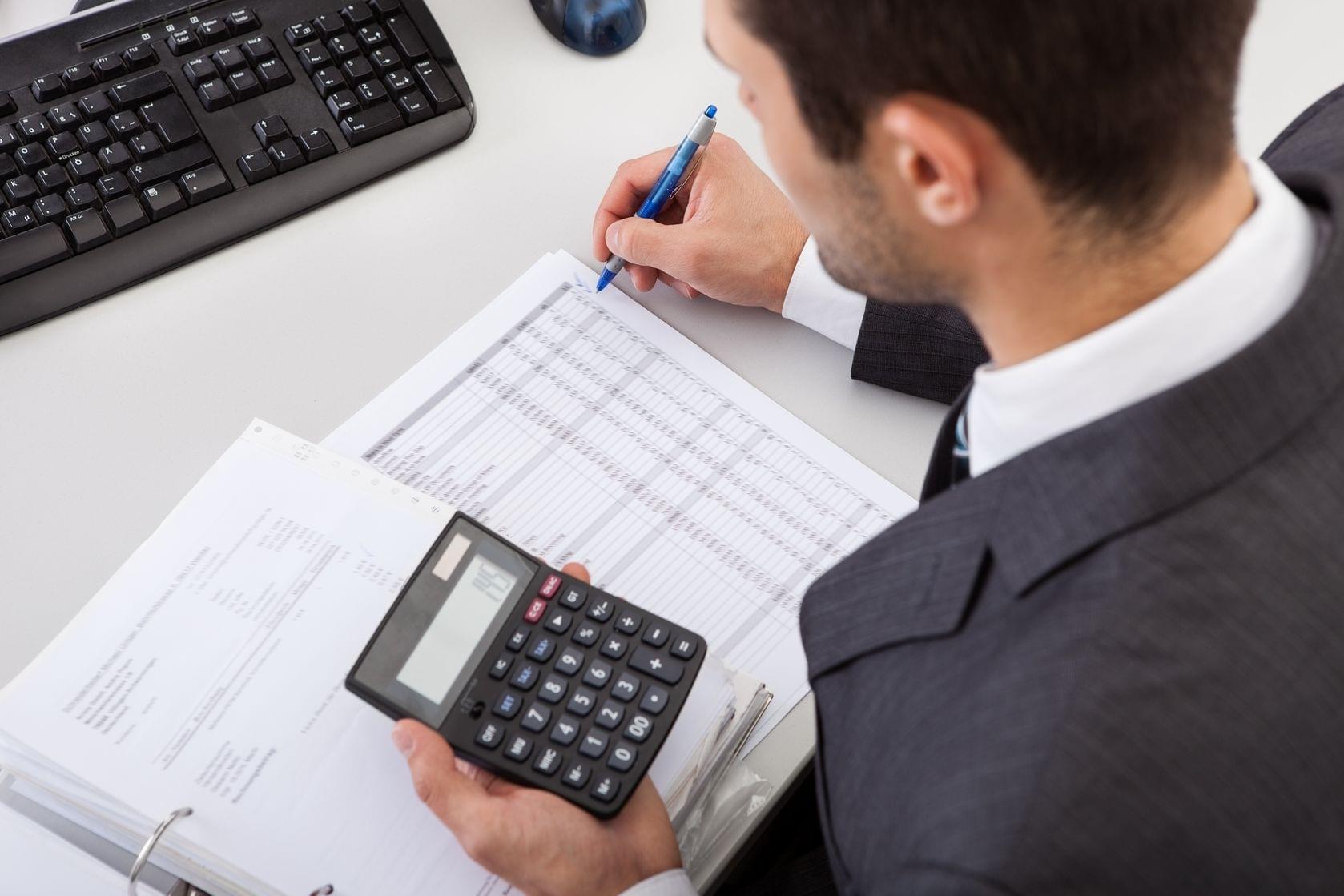 A man working in banking and finance