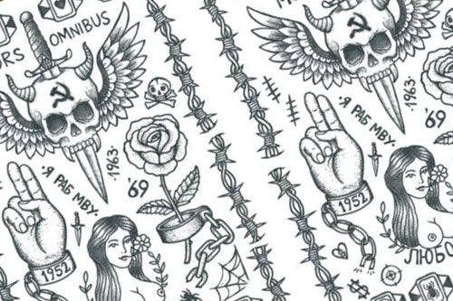 Police Files 20  Police Files  Photographs  Russian Criminal Tattoo  Archive  FUEL