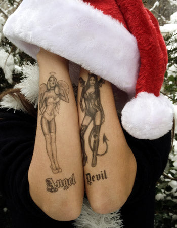 Angel and Devil Pin-Up girls – TattooedNow! Ltd.