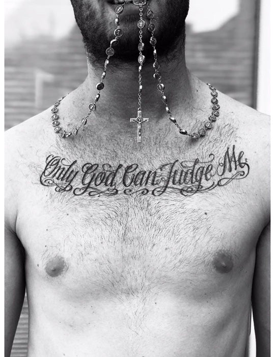 Tattoosday A Tattoo Blog Only God Can Judge Him