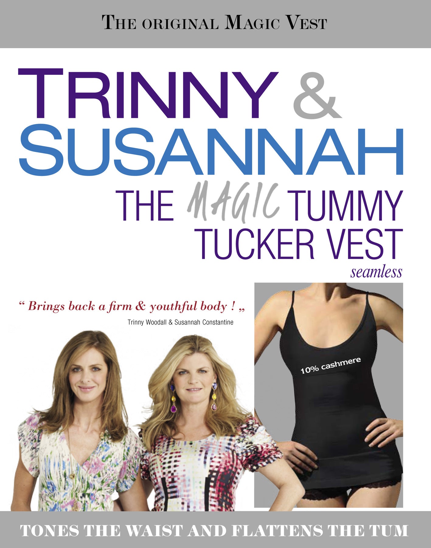 Cette Trinny & Susannah Shapewear Magic Tummy Tucker Vest – Legs