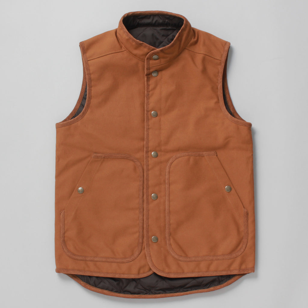 LABOUR AND WAIT | WORKWEAR GILET BROWN