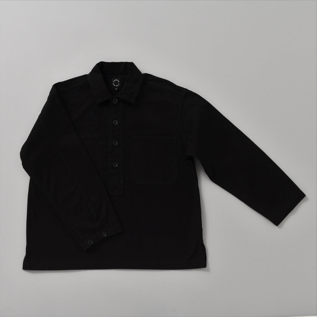 LABOUR AND WAIT | OVERHEAD SHIRT BLACK