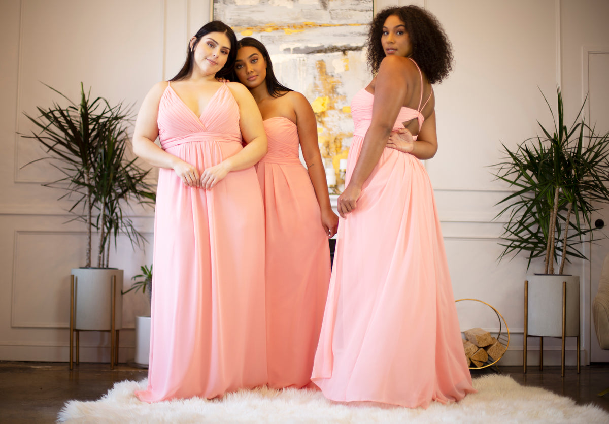 all in one bridesmaid dress