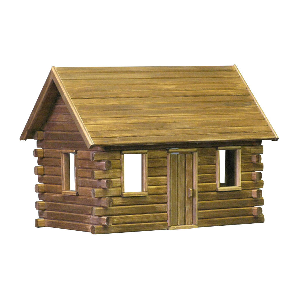 log cabin dollhouse plans