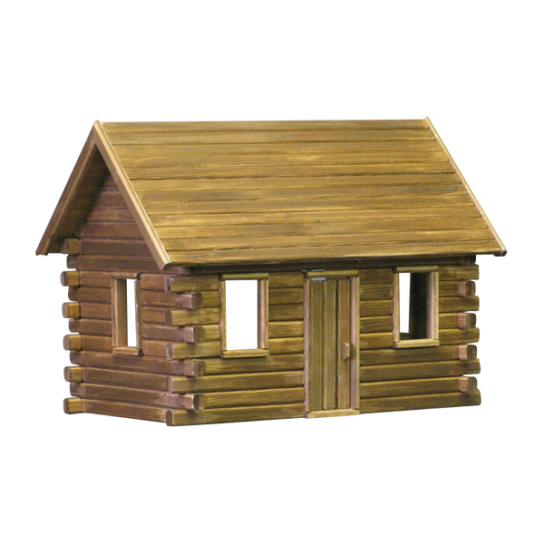 diy log cabin dollhouse