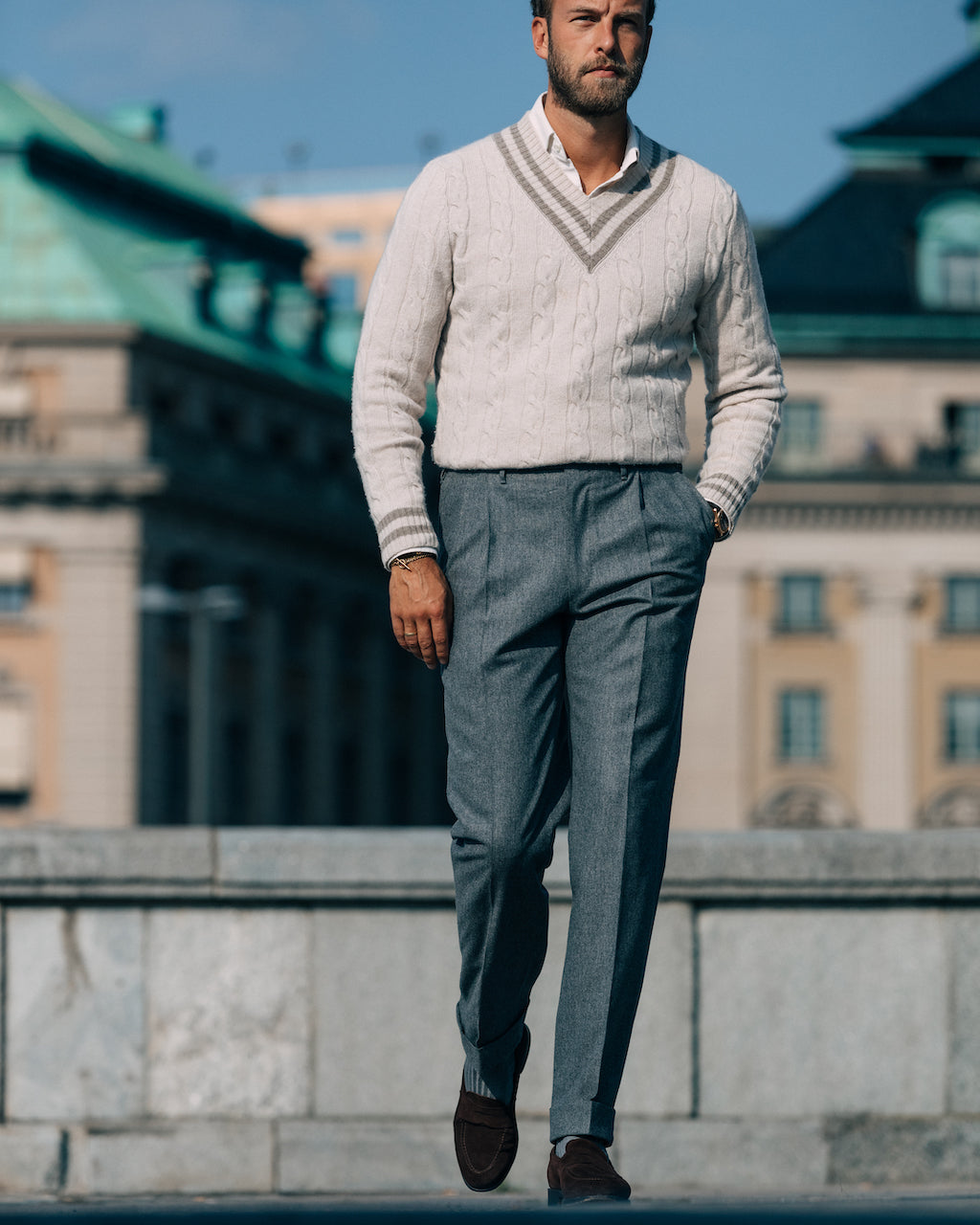 Why You Should Always Have Grey Flannel Trousers  He Spoke Style