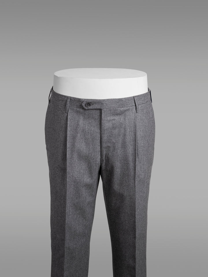 Tasso Elba Mens Herringbone Florance Casual Trouser Pants, Grey